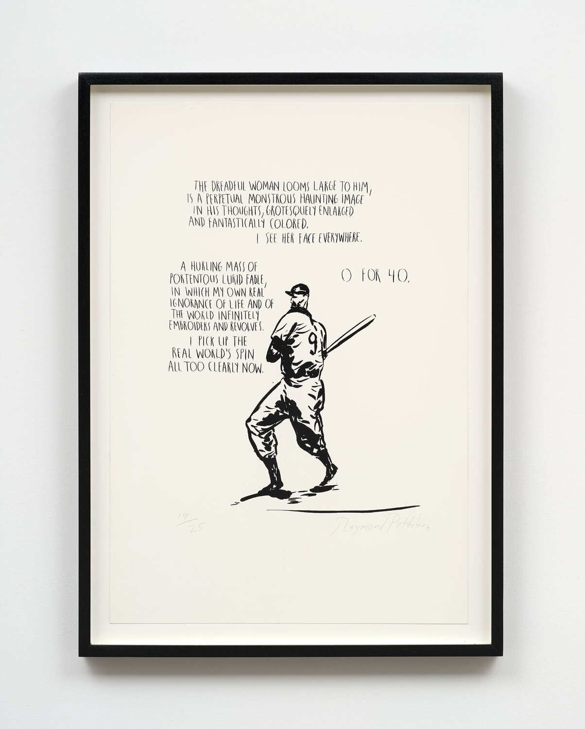 0 For 40 Raymond Pettibon