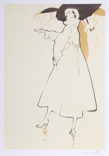 Rainy Day by René Gruau, Print for Sale on Singulart