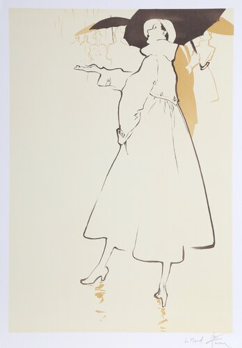 Rainy Day by René Gruau, Print for Sale on Singulart