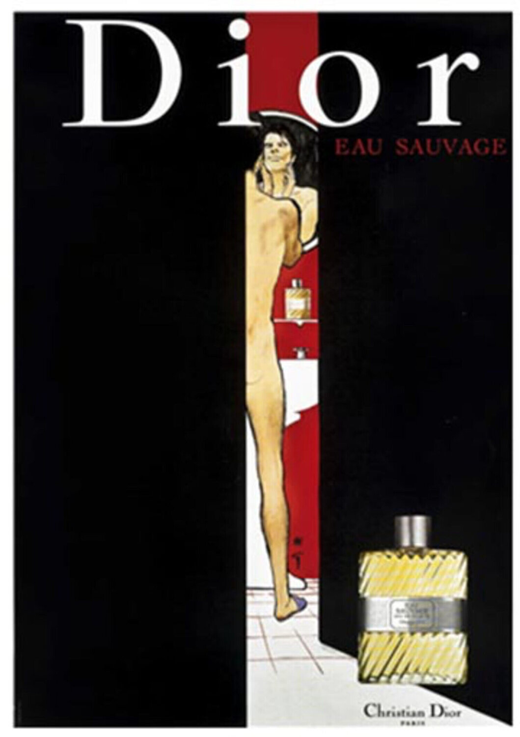 Dior Perfume Eau Sauvage René Gruau