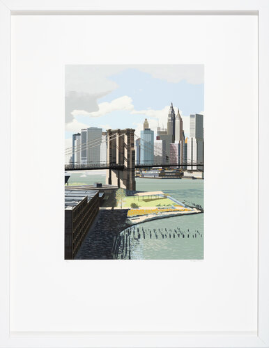 East River, New York von Richard Estes, Druck kaufen auf Singulart