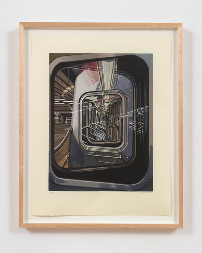 The L Train von Richard Estes, Druck kaufen auf Singulart