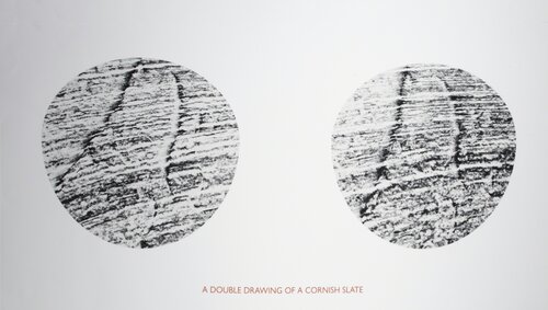 A Double Drawing of a Cornish Slate van Richard Long, Afdruk te koop op Singulart
