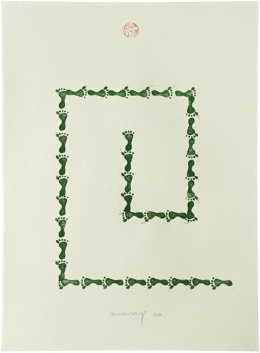 Untitled (from Artists Against Torture portfolio) van Richard Long, Afdruk te koop op Singulart