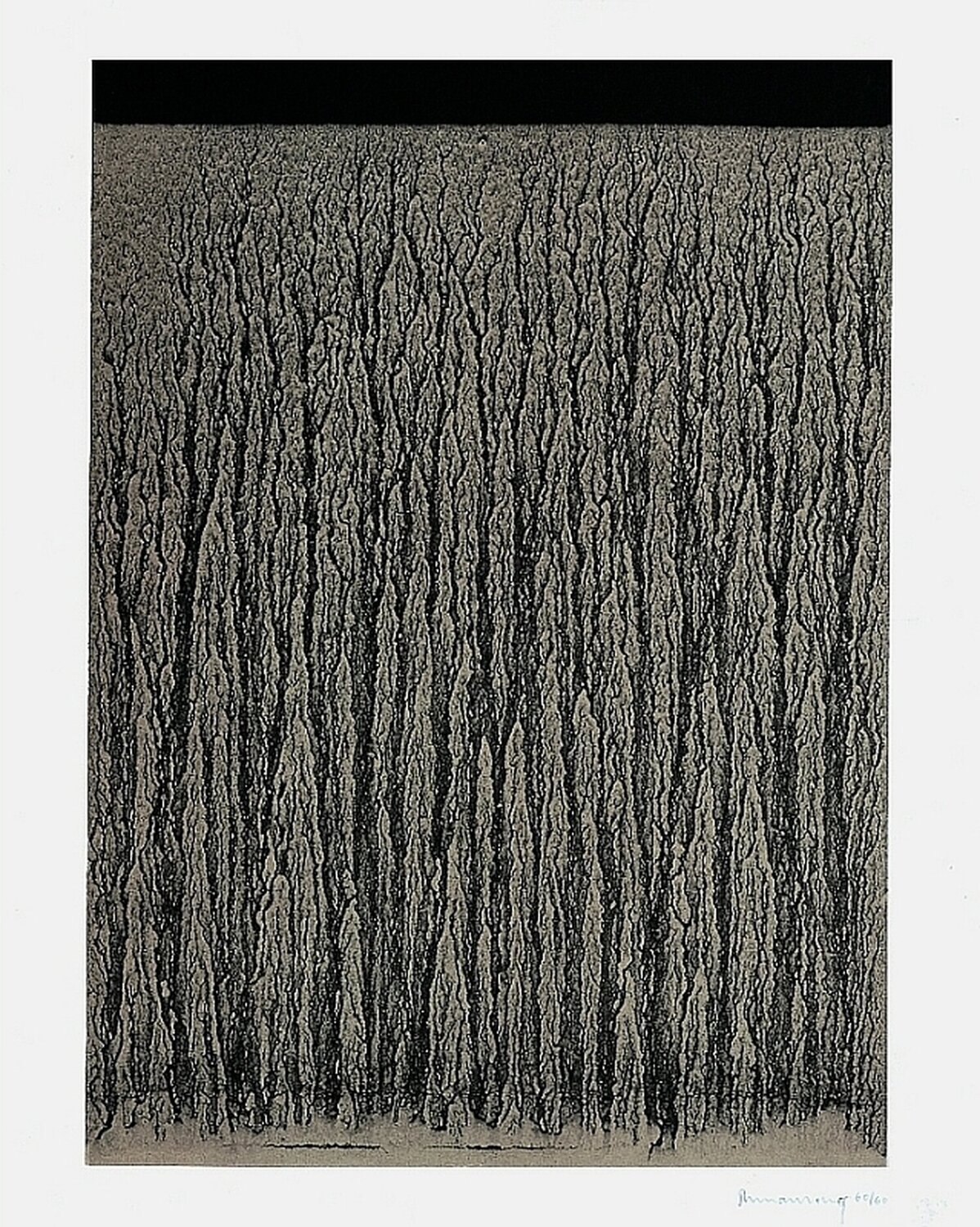 River Avon Mud Drawing (C) Richard Long Druck zu verkaufen