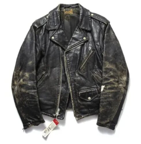 LEATHER BIKER'S JACKET BELONGING TO RICHARD PRINCE par Richard Prince, Autres supports en vente sur Singulart