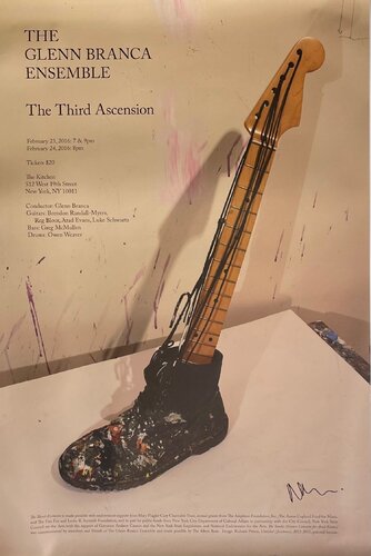 Richard Prince - Glenn Branca Ensemble The Third Ascension poster (Hand Signed) de Richard Prince, Impresión a la venta en Singulart