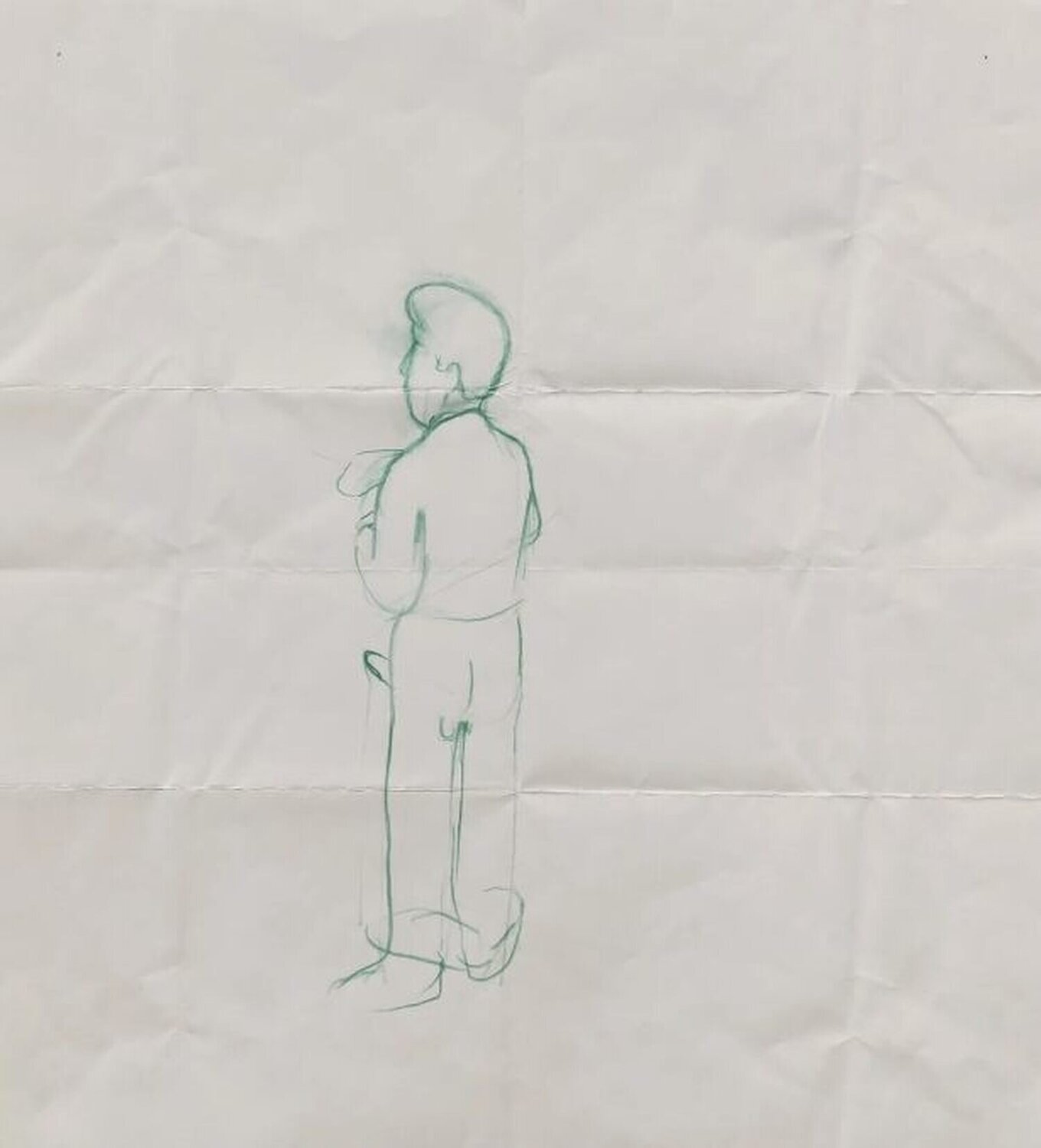 UNTITLED (DRAWING OF BOY WITH PANTS DOWN) Richard Prince Werk auf Papier zu verkaufen