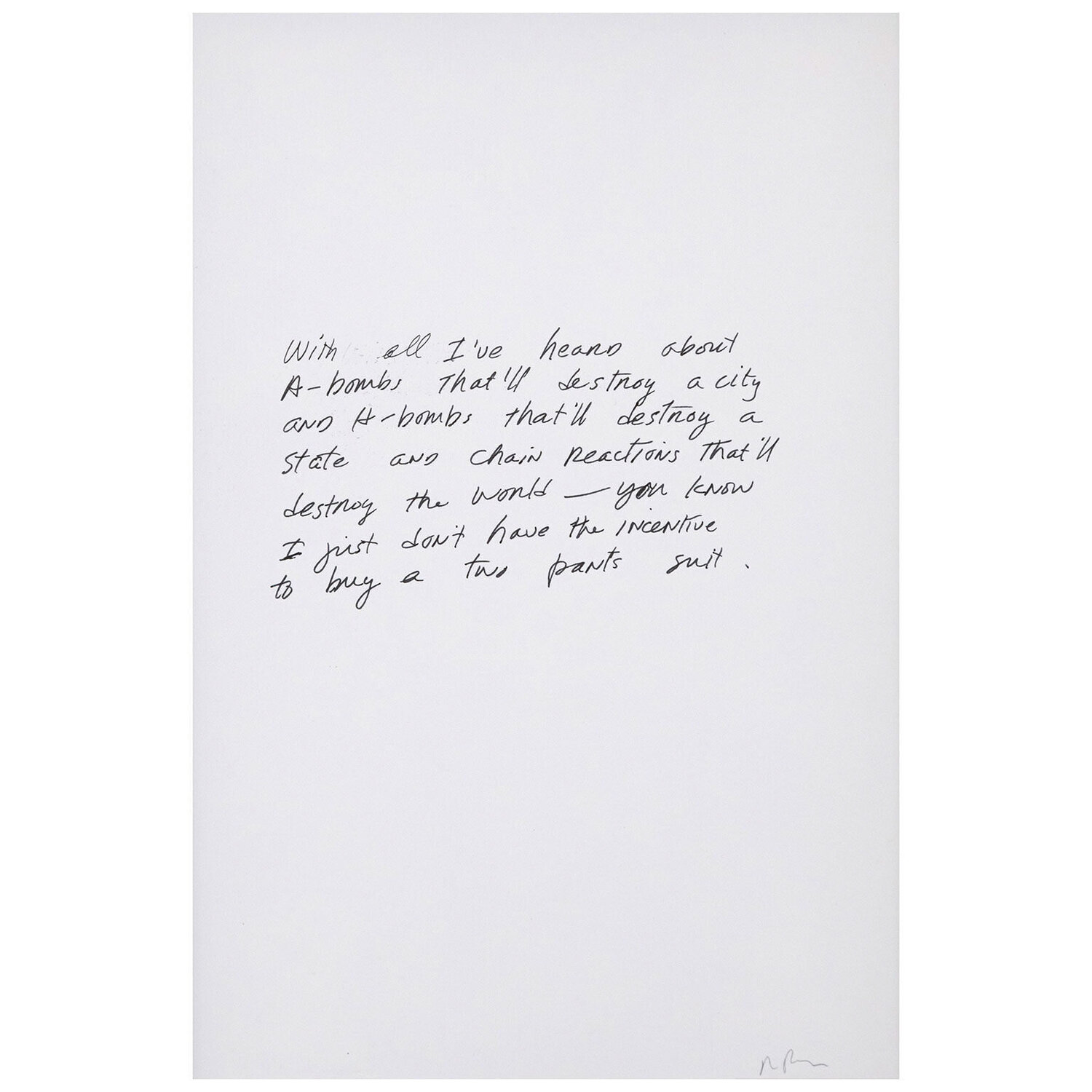 Bomb Joke Richard Prince Afdruk te koop