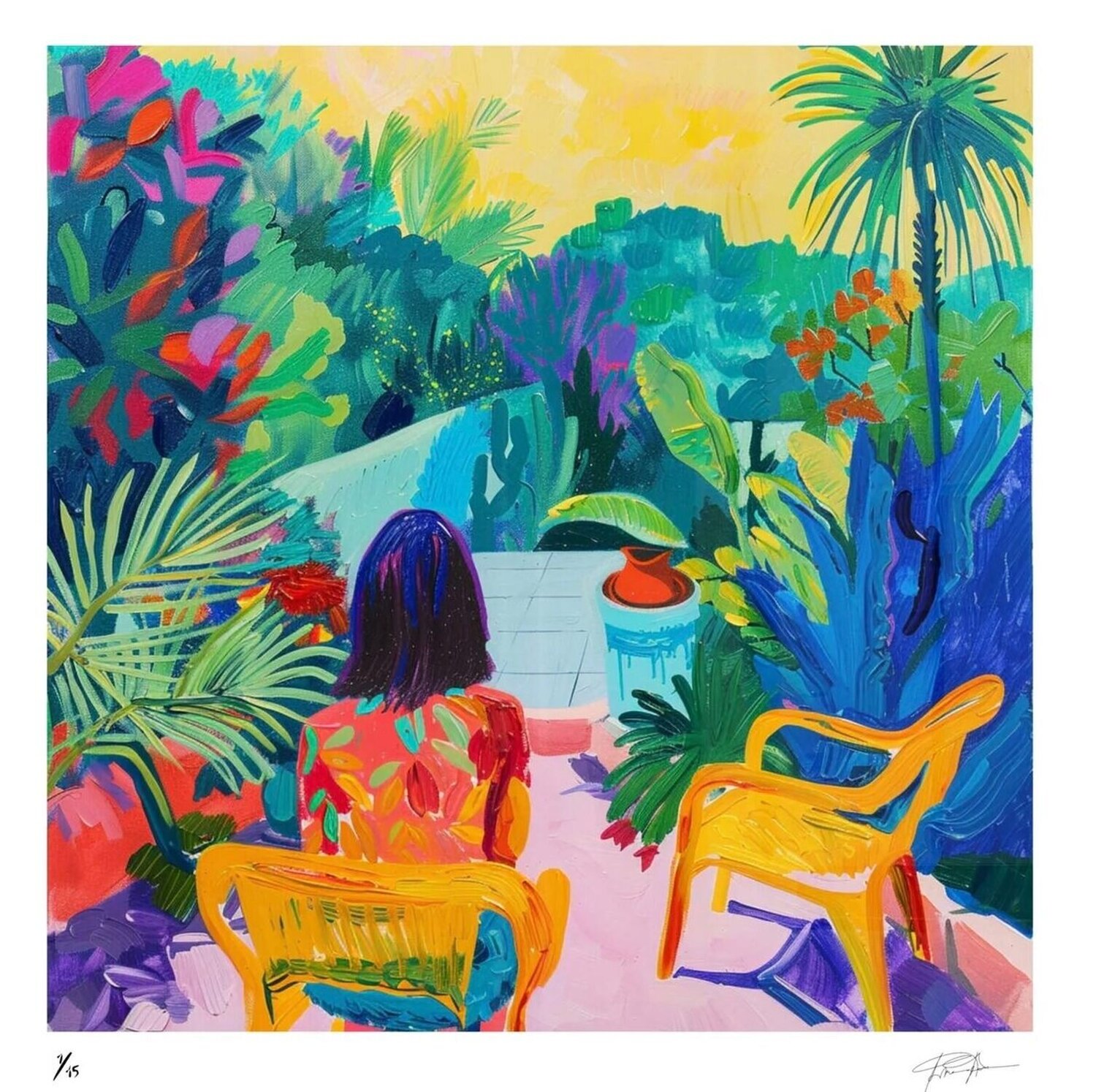 The sunny terrace III Richard Prince Stampa in vendita