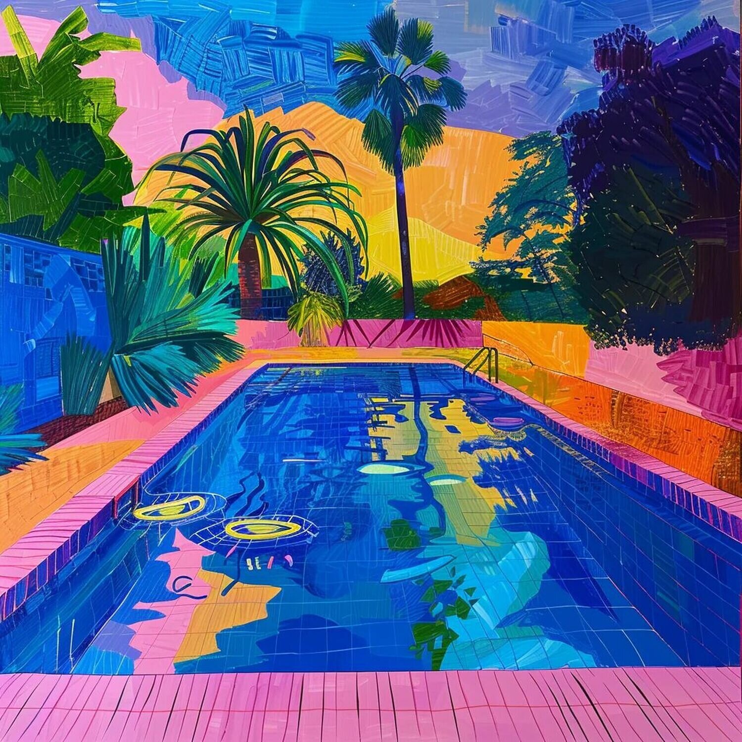 Sunburst Oasis Richard Prince Afdruk te koop