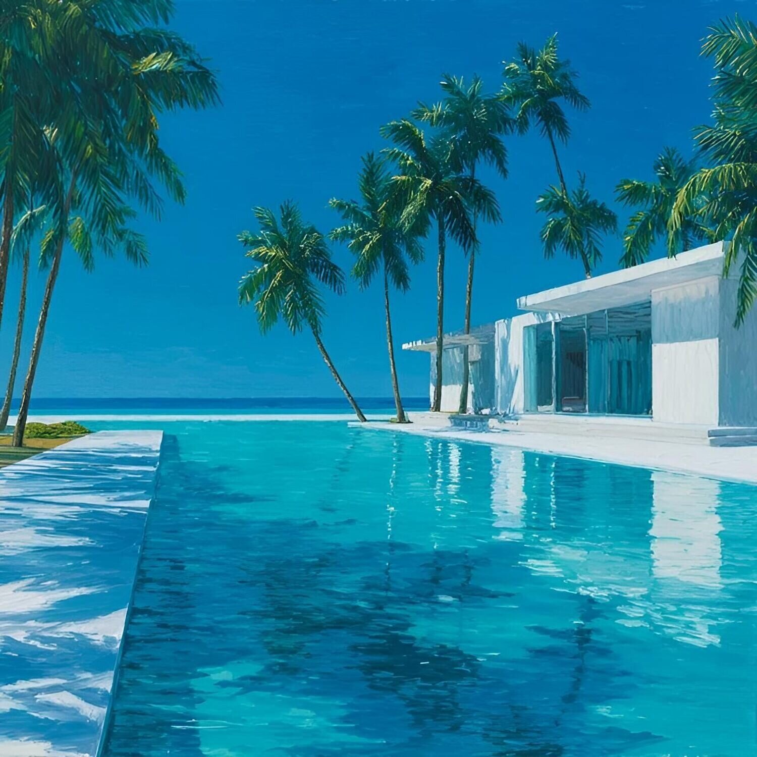 Endless Blue Richard Prince Original painting for sale