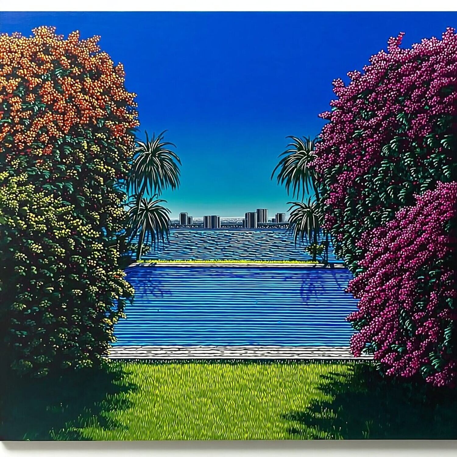 City beyond the Garden Richard Prince Original painting for sale