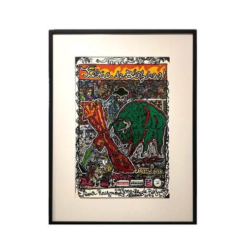 Dedicated and signed poster von Robert Combas, Druck kaufen auf Singulart