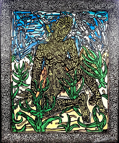 L’Homme Jaune by Robert Combas, 인쇄 for Sale on Singulart