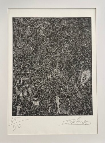 L'enfer II par Robert Combas, Œuvre sur papier en vente sur Singulart