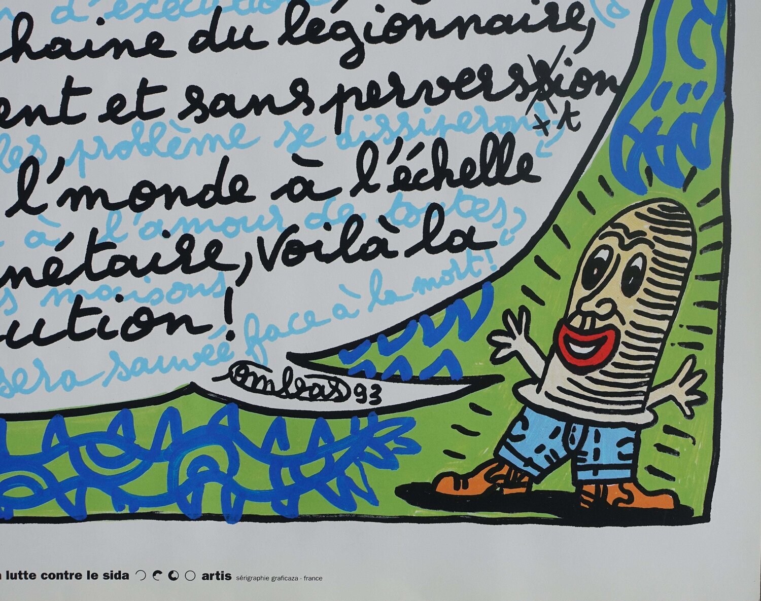 L'amour Robert Combas Druck zu verkaufen