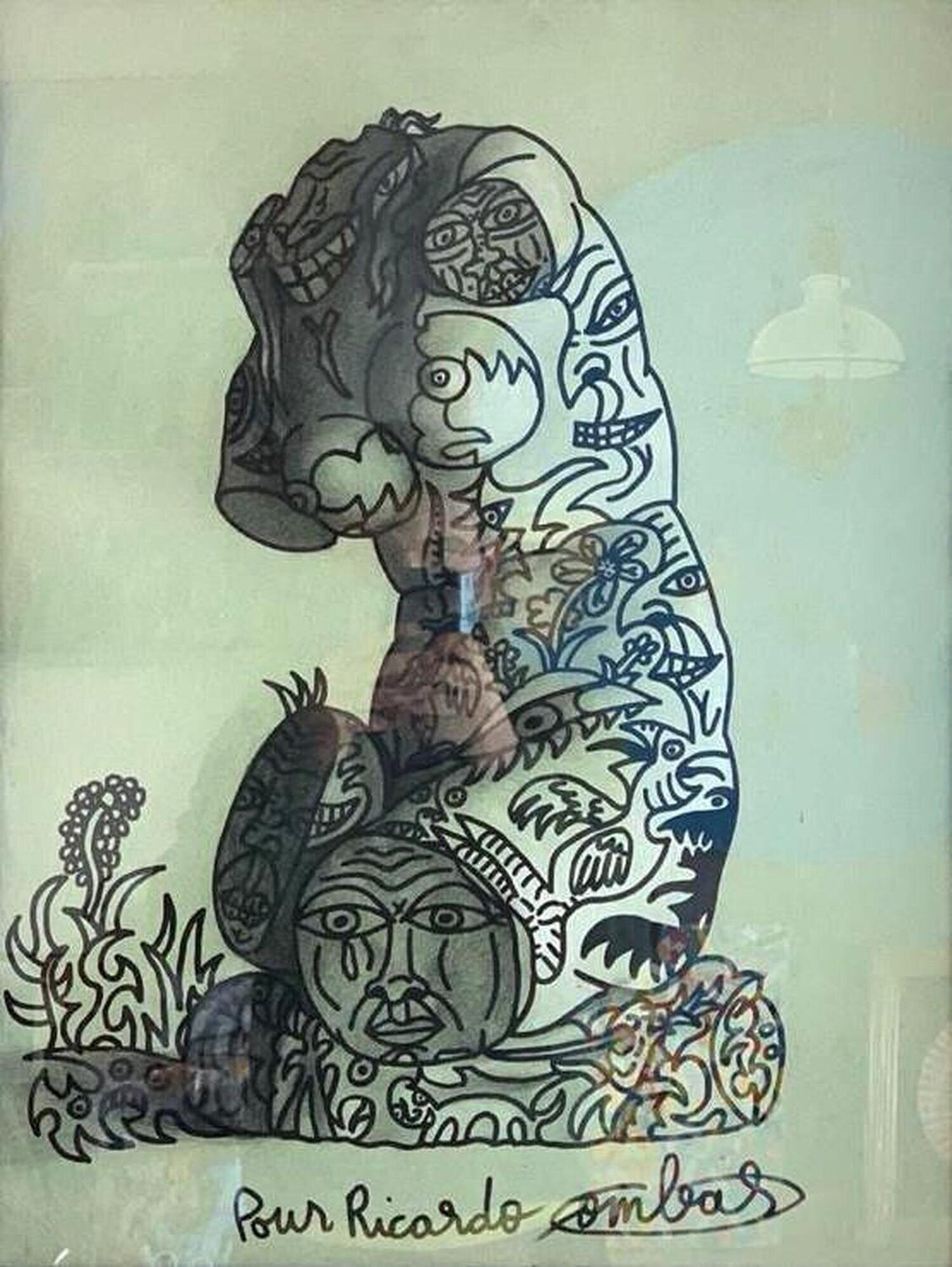 Venus de Milo Robert Combas Peinture originale à vendre