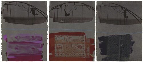 Blue Line Swinger van Robert Rauschenberg, Afdruk te koop op Singulart