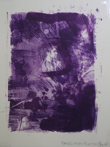 Flower ReRun (reels B+C) van Robert Rauschenberg, Afdruk te koop op Singulart