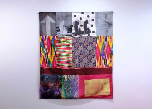 Samarkand Stitches V by Robert Rauschenberg, Textile for Sale on Singulart