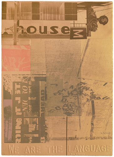 American Pewter with Burroughs V van Robert Rauschenberg, Afdruk te koop op Singulart