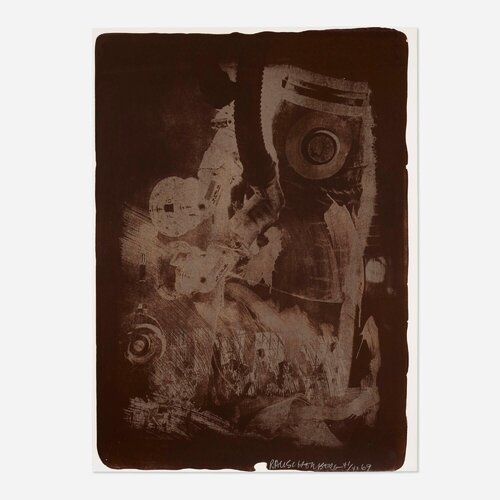 Earth Crust (from the Stoned Moon series) van Robert Rauschenberg, Afdruk te koop op Singulart