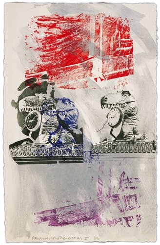 Chronosaur van Robert Rauschenberg, Afdruk te koop op Singulart