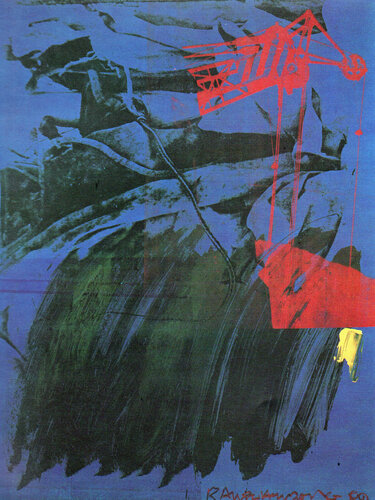 Mock Blue (Urban Bourbon Series) van Robert Rauschenberg, Andere media te koop op Singulart