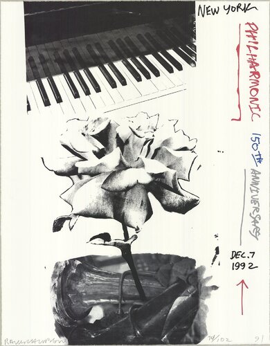 New York Philharmonic 150th Anniversary van Robert Rauschenberg, Afdruk te koop op Singulart