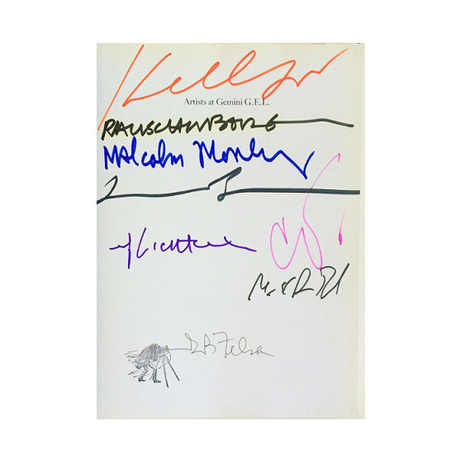 Artists at Gemini, 1993, SIGNED by EIGHT Art Contemporaries Robert Rauschenberg Werk auf Papier zu verkaufen