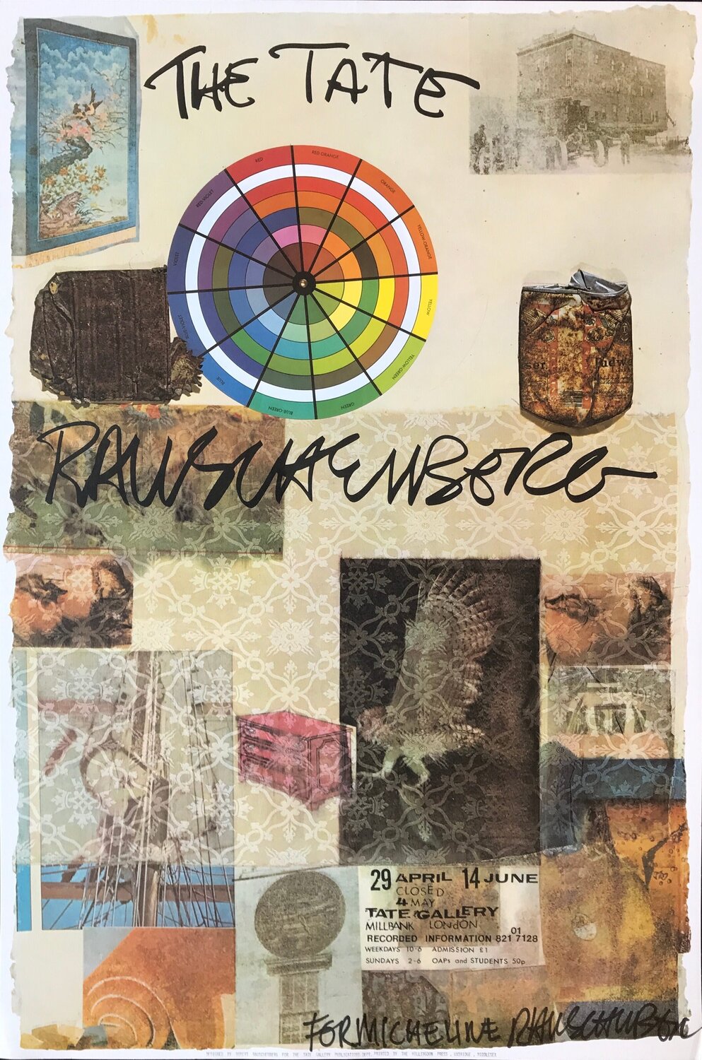 The Tate (Signed) Robert Rauschenberg Stampa in vendita