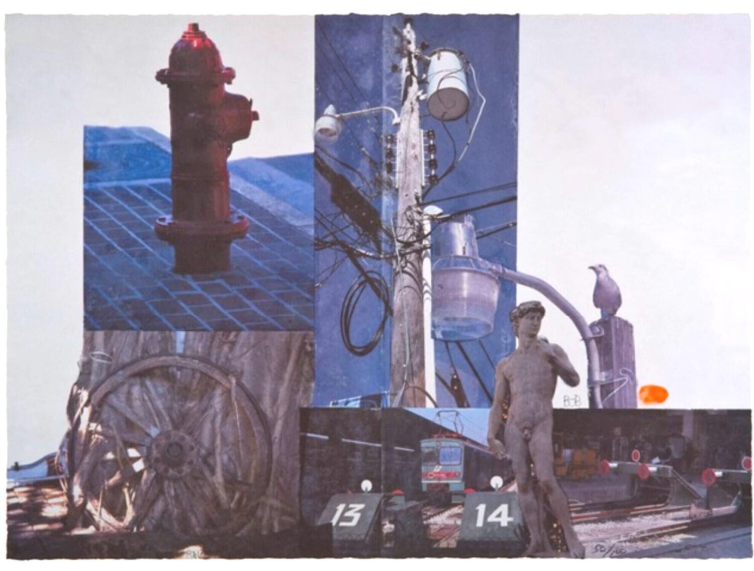 Restoration Robert Rauschenberg Afdruk te koop
