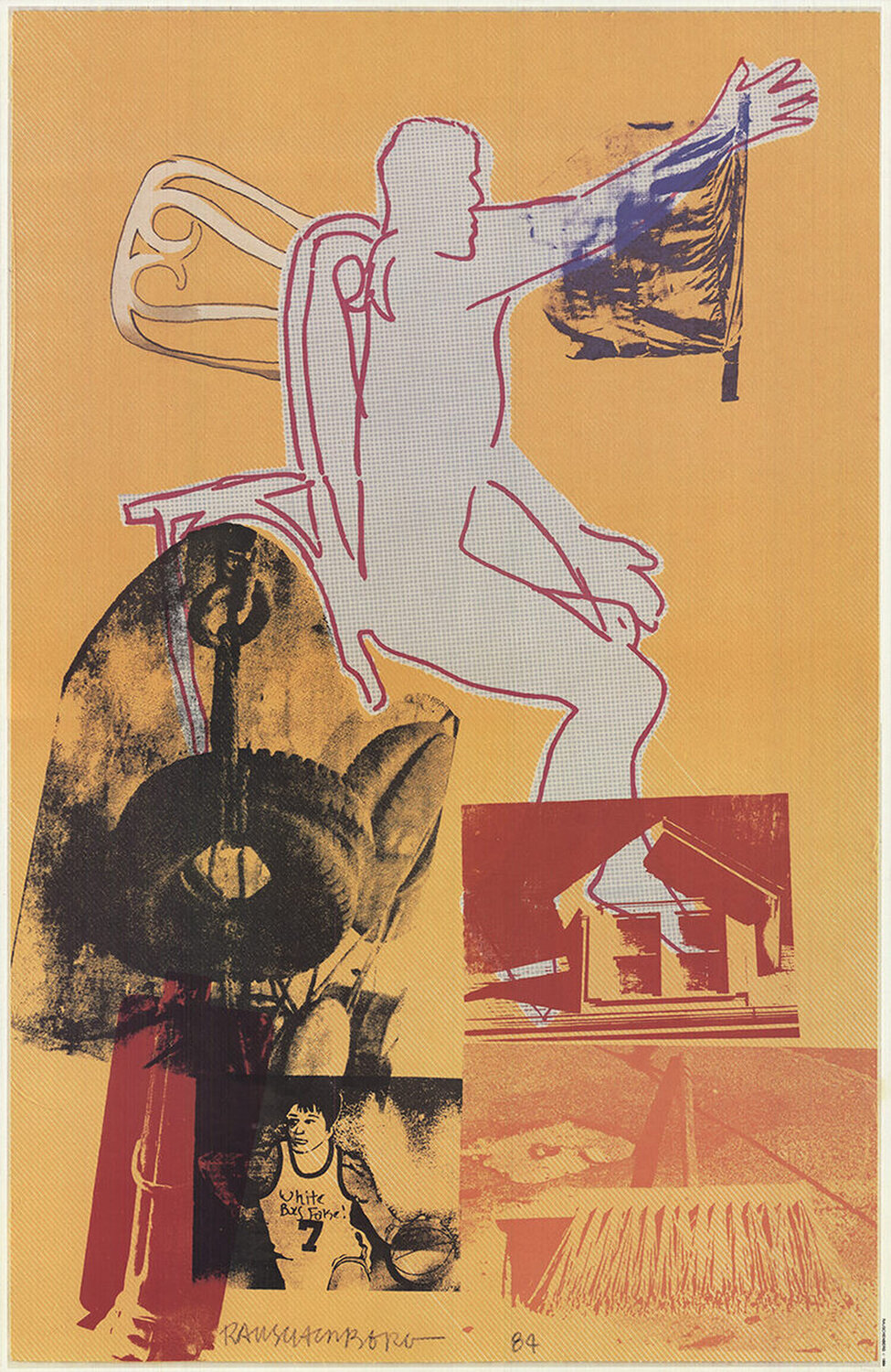 Portrait of Merce Robert Rauschenberg Stampa in vendita