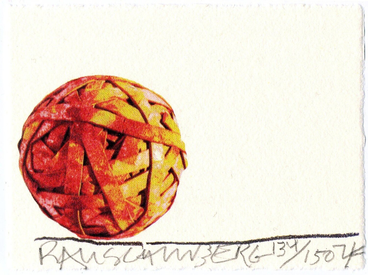 Raffle Robert Rauschenberg Stampa in vendita