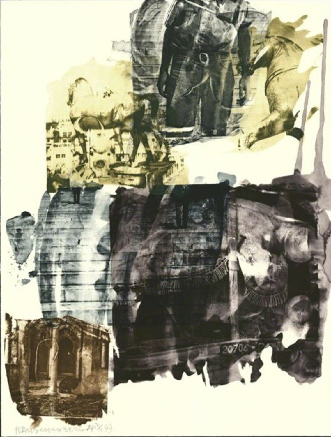 Eagle Eye (Ruminations) Robert Rauschenberg Afdruk te koop