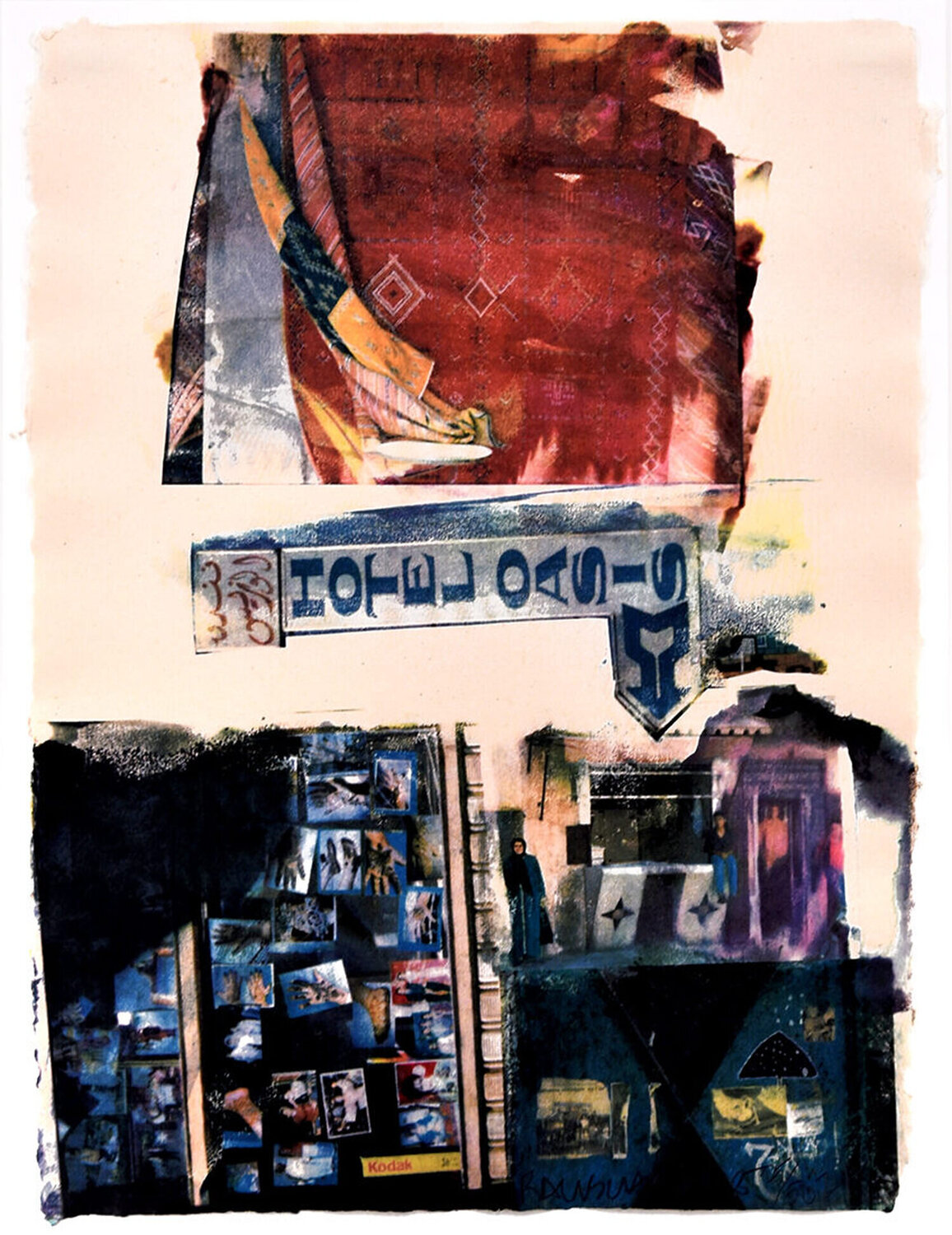 Next Room (Marrakitch) Robert Rauschenberg Stampa in vendita