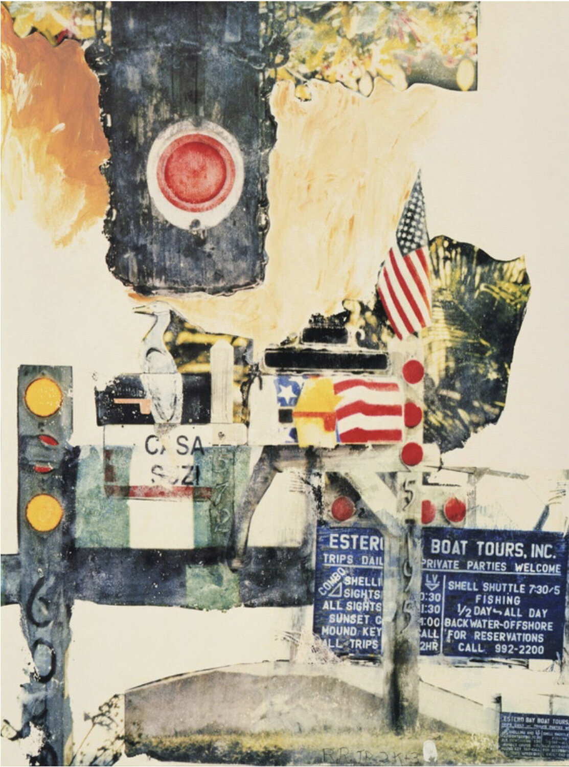 Captiva Coda Robert Rauschenberg Afdruk te koop