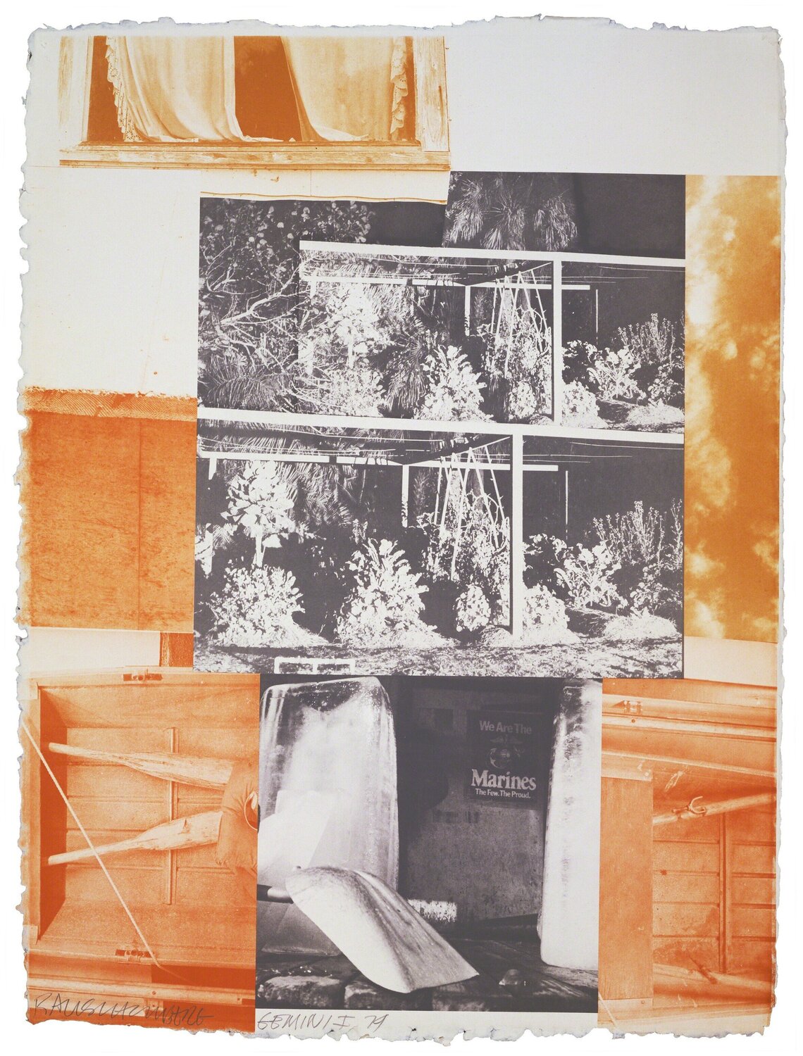 Rookery Mounds - Masthead Robert Rauschenberg Stampa in vendita