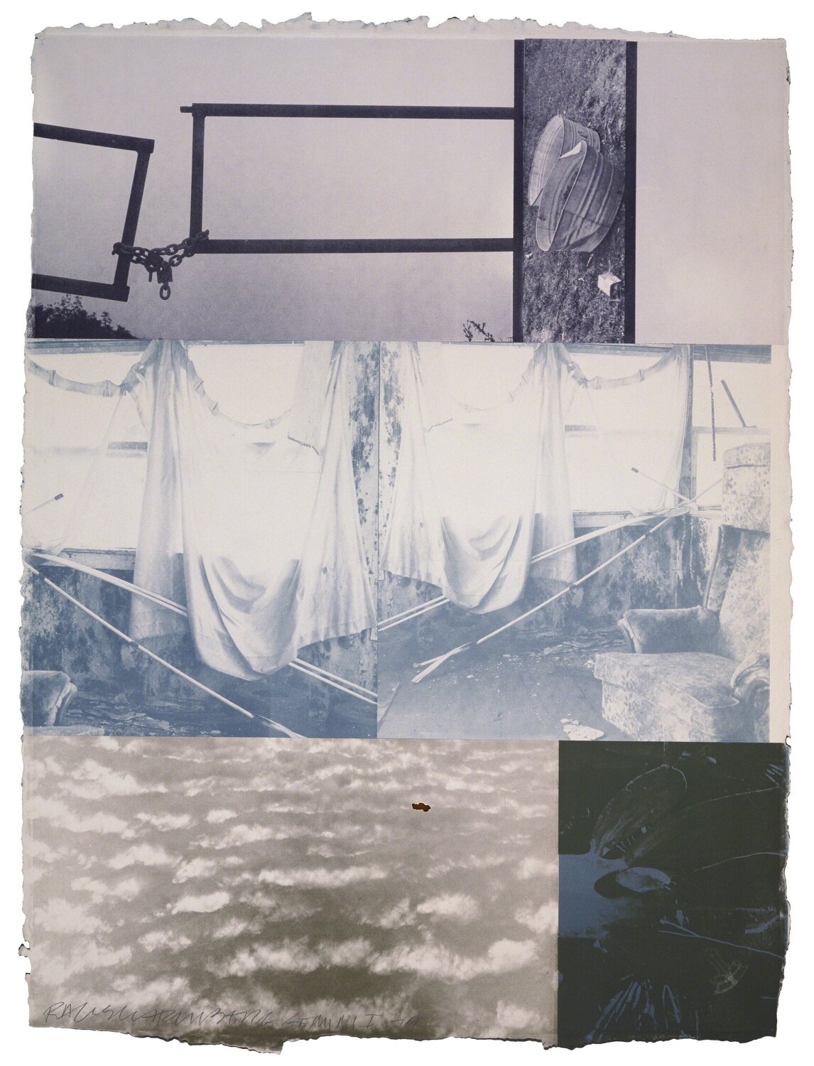 Rookery Mounds - Yardarm Robert Rauschenberg Stampa in vendita