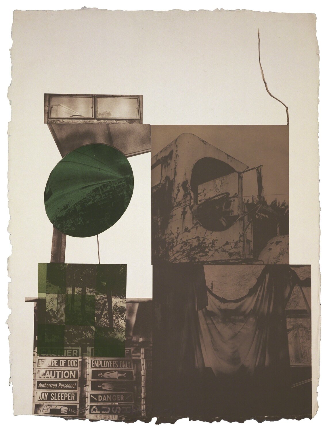 Rookery Mounds - Moon Melon Robert Rauschenberg Stampa in vendita