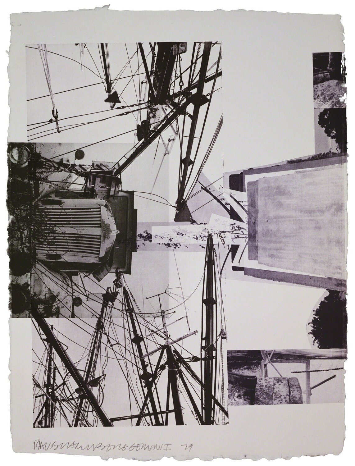 Rookery Mounds - Steel Arbor Robert Rauschenberg Druck zu verkaufen