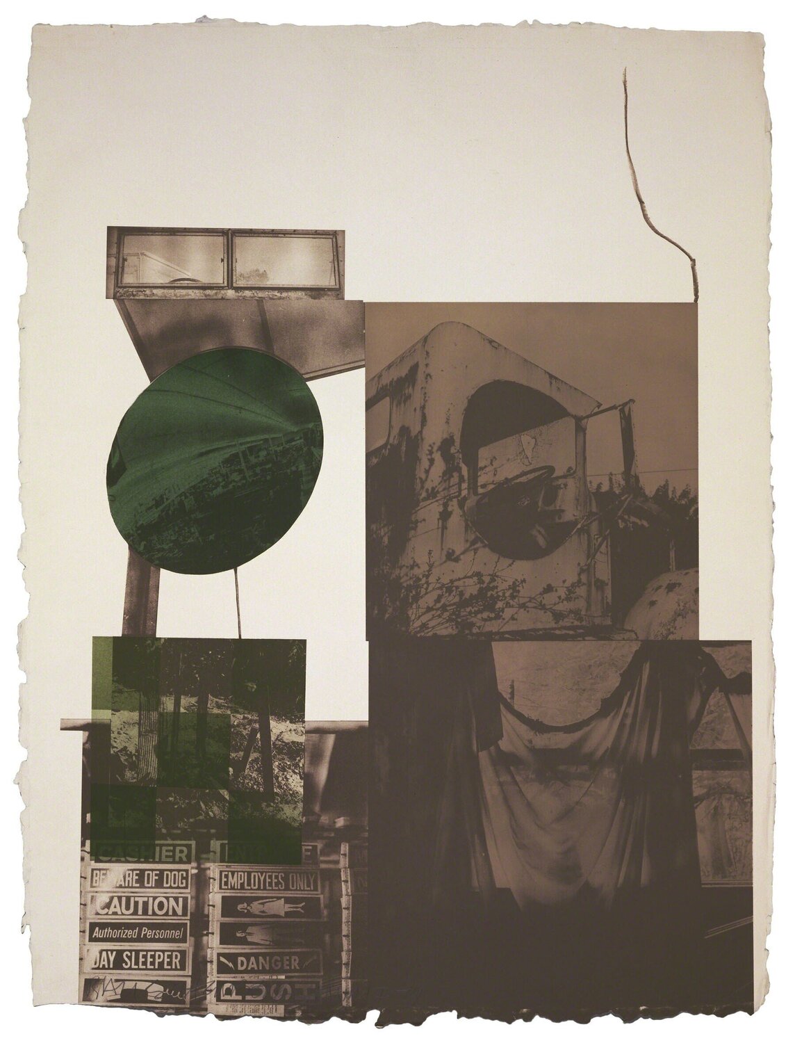 Rookery Mounds - Moon Melon Robert Rauschenberg Stampa in vendita
