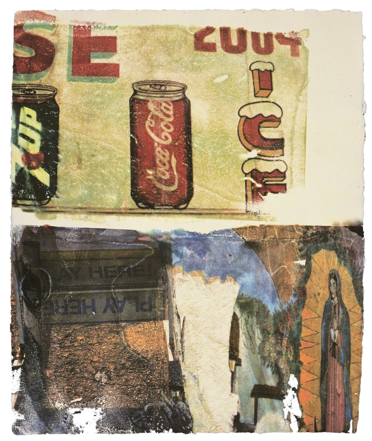 L.A. Uncovered #3 Robert Rauschenberg Afdruk te koop