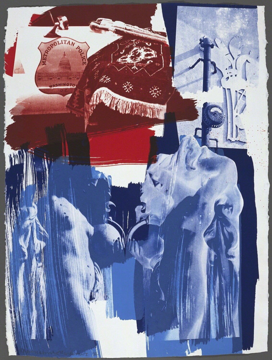 Blues Robert Rauschenberg Édition à vendre