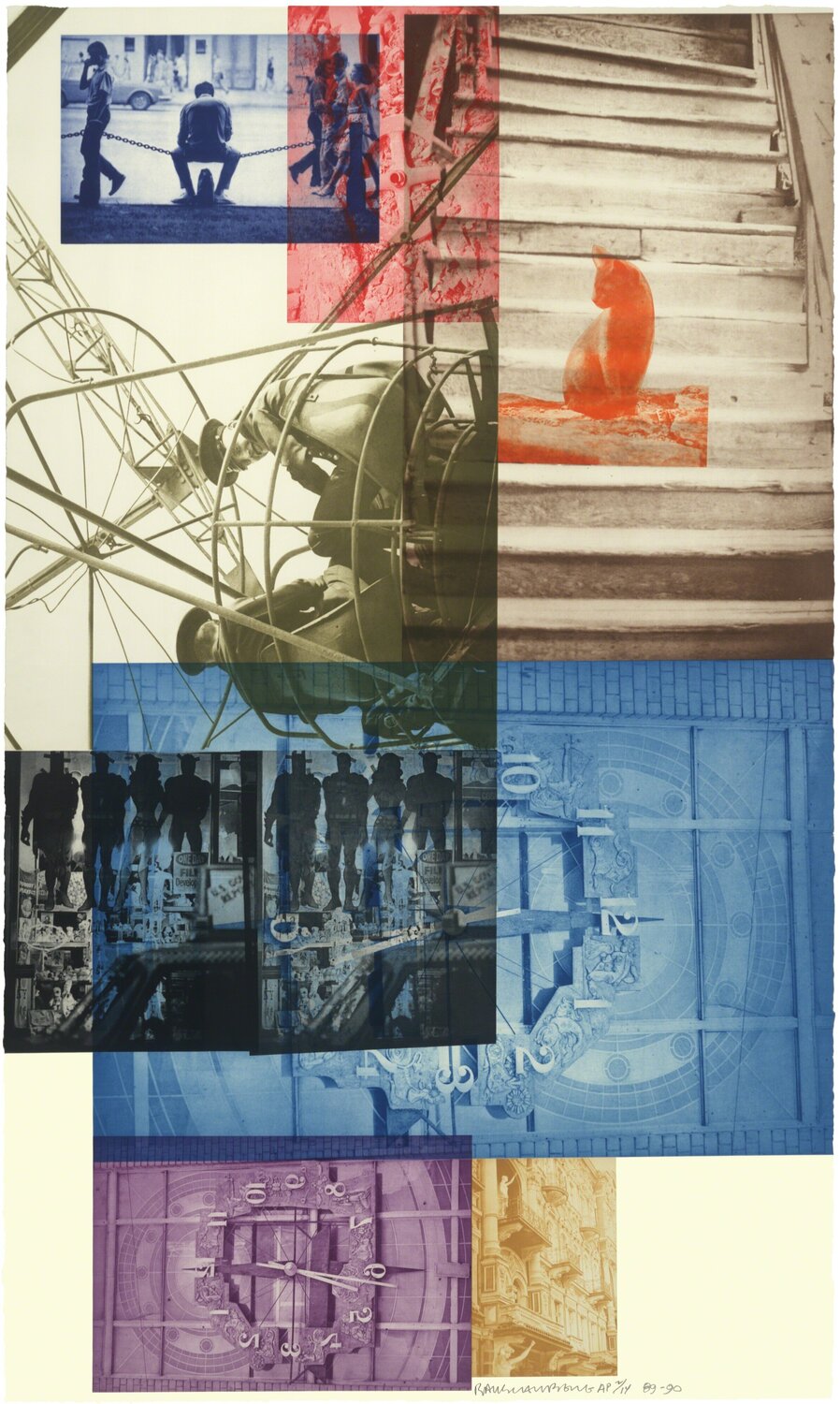 Soviet/American Array III Robert Rauschenberg Afdruk te koop