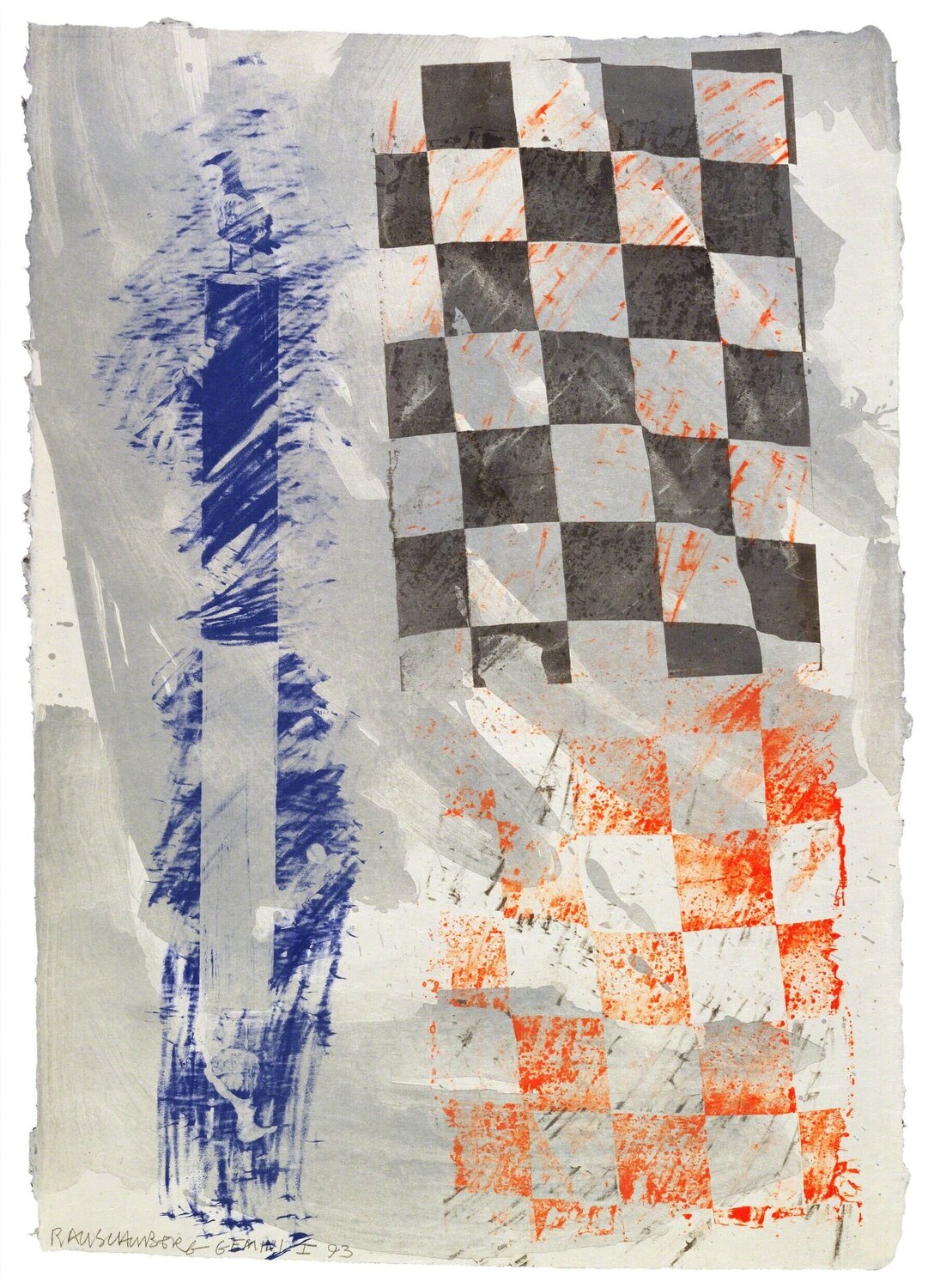 Grid Gull Robert Rauschenberg Afdruk te koop