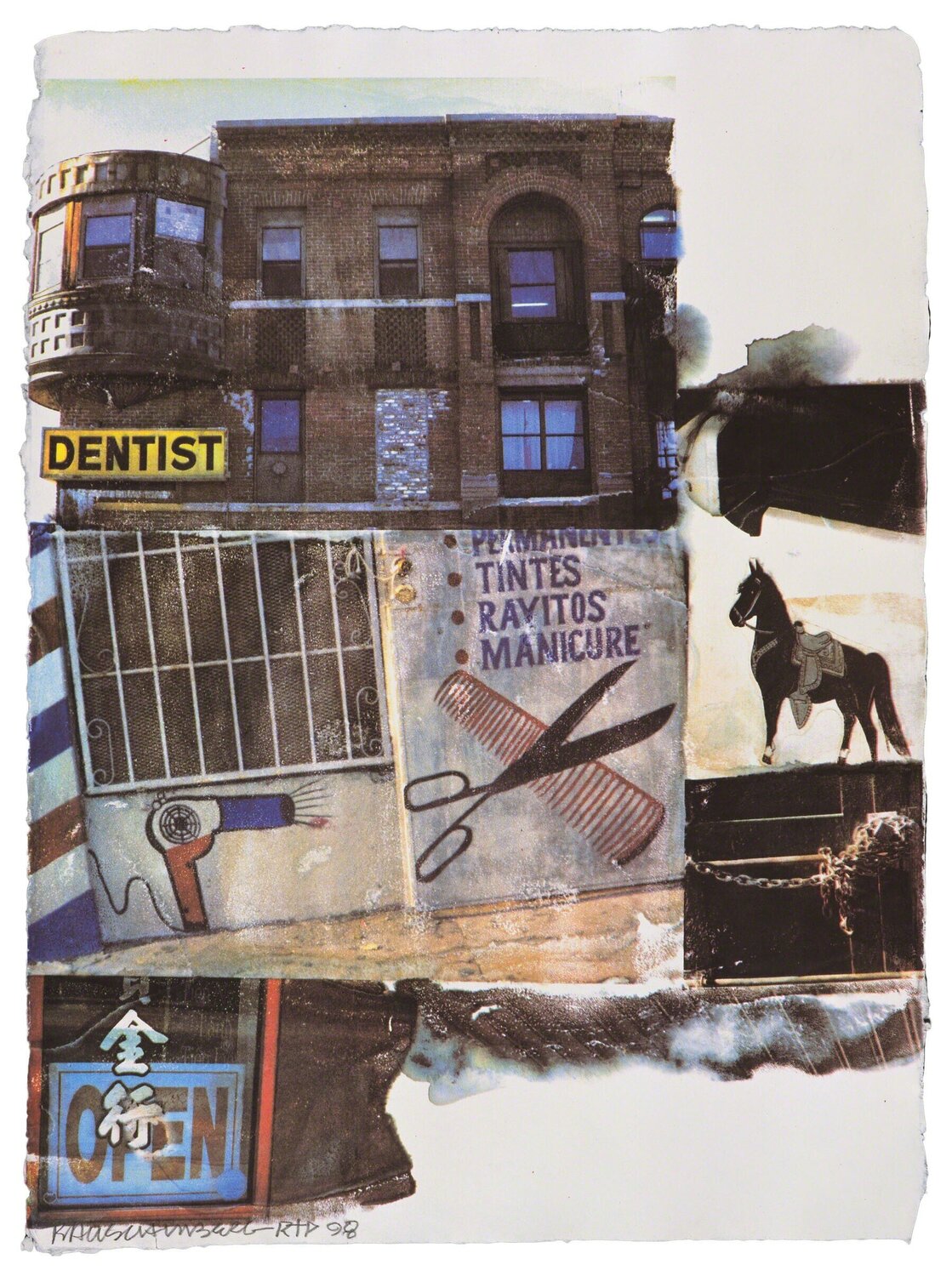L.A. Uncovered #10 Robert Rauschenberg Afdruk te koop