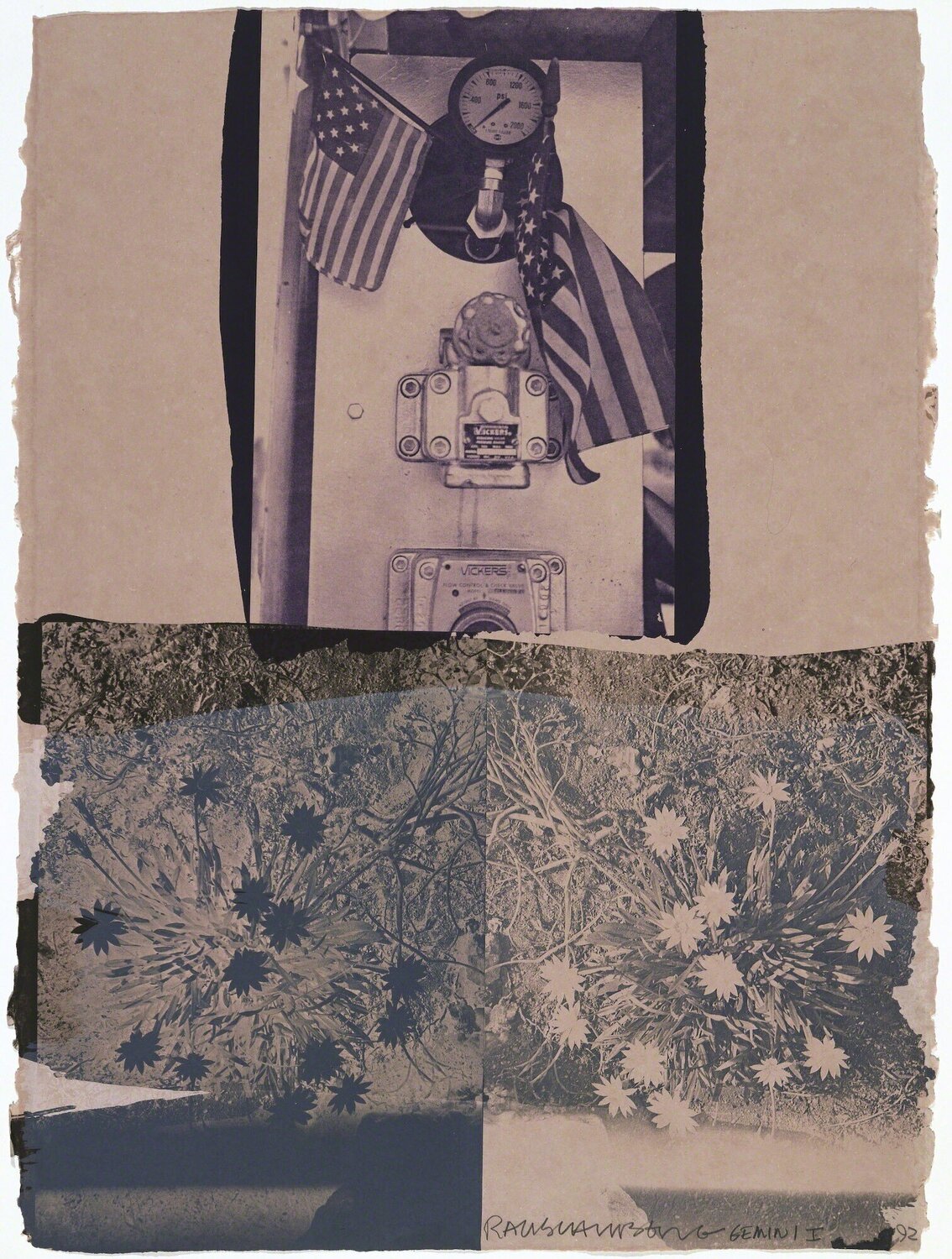 Pressure Garden Robert Rauschenberg Afdruk te koop