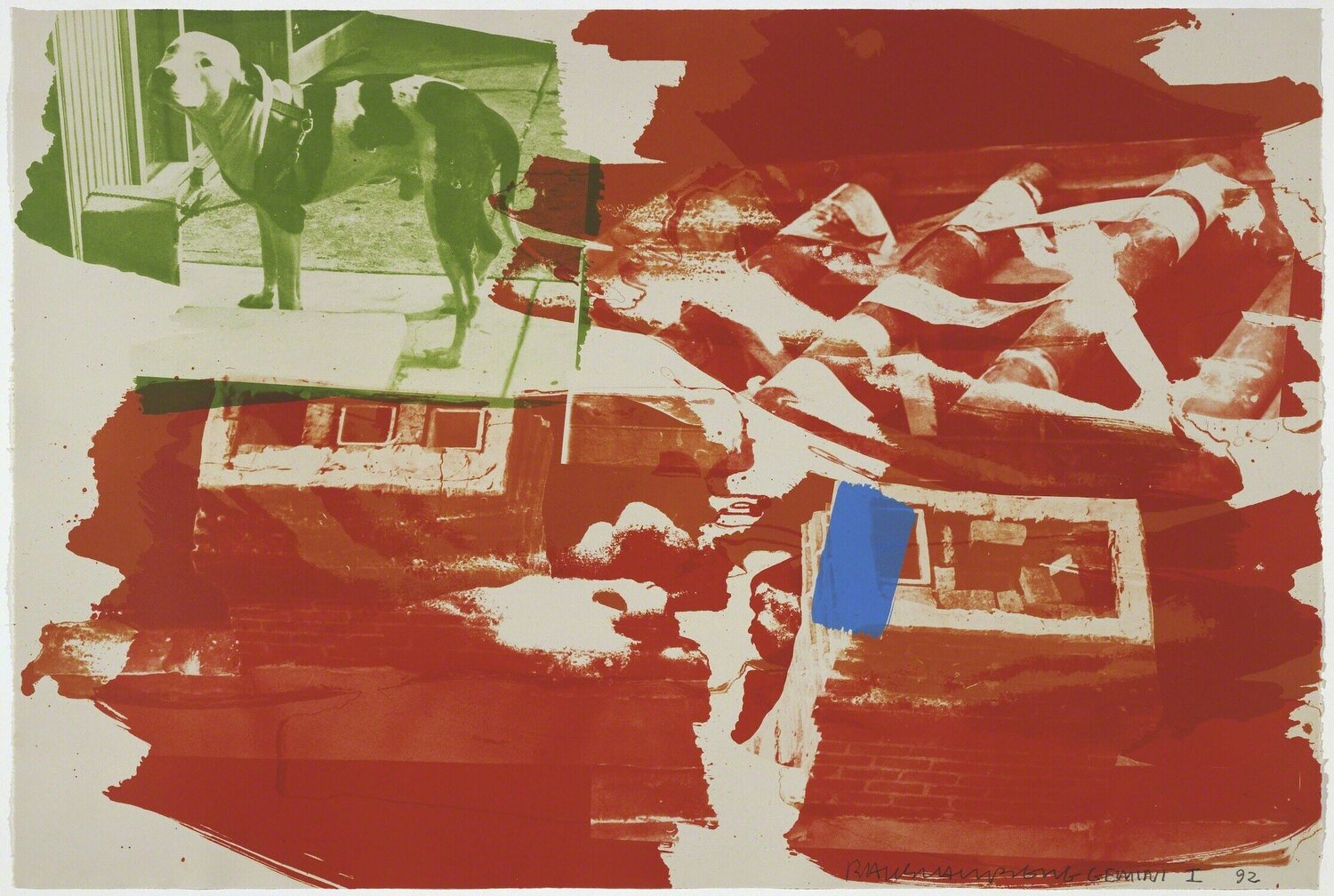 Rust Pursuit Robert Rauschenberg Afdruk te koop